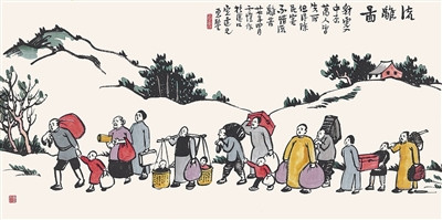 正规的股票配资 读丰子恺的抗战漫画: “拿五寸不烂之笔来参加抗战”
